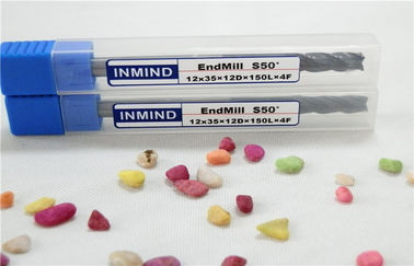 Fraises en bout de cannelure de Mirco d'outil de coupe de carbure de commande numérique par ordinateur de finissage longues pour l'acier inoxydable