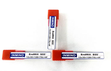 TiAlN a enduit le coupeur de fraise en bout de cannelure de la norme 2, les longues fraises en bout de cou HRC55