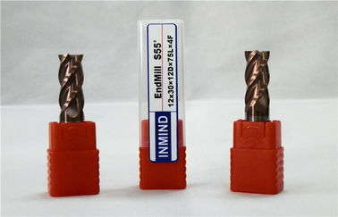 Quatre fraises en bout solides de carbure de longue portée de cannelure Endmill plat avec la haute performance