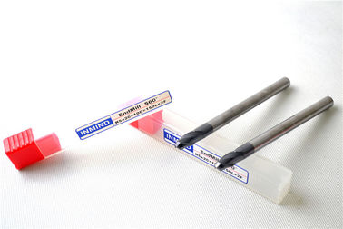 Outil de coupe rond de la jambe HRC60 de carbure de boule de coupeur fait sur commande de fraise en bout long