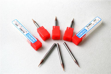 Les fraises en bout micro de carbure solide fait sur commande Tialn ont enduit le nez Endmill 0.3um de boule