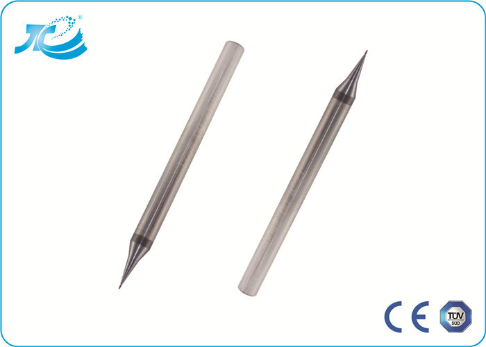 TiAlN enduisant les outils de coupe solides de carbure, fraise en bout plate de diamètre micro de 0,5 millimètres